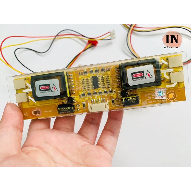 Bo Cao Áp LCD 2 Bóng - 4 Bóng Kèm Dây 12V-28V