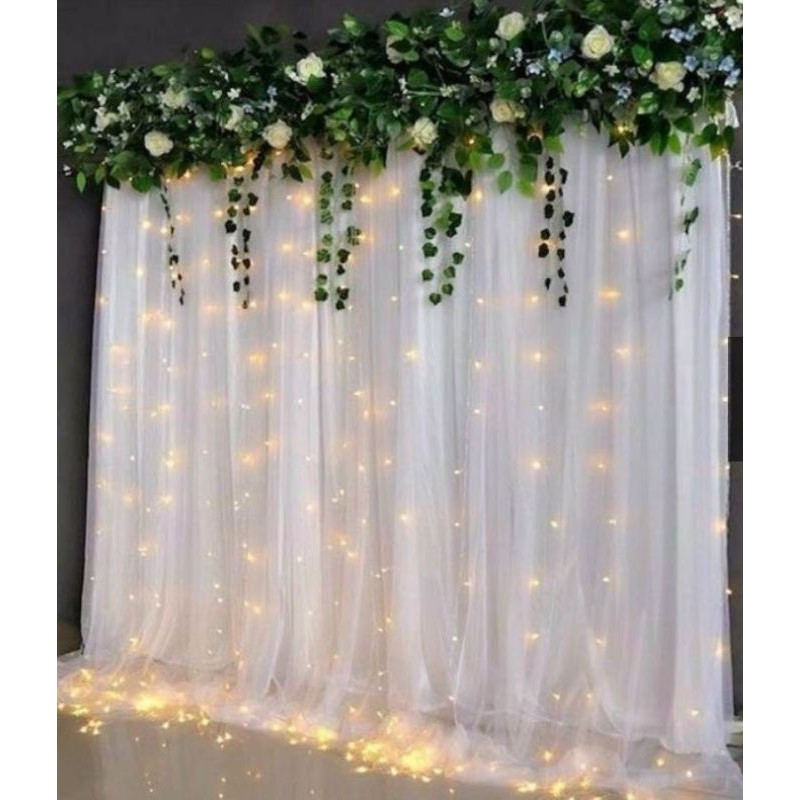 [ Có sẵn]RÈM CỬA LƯỚI TUTU💎💎💎 trang trí cửa sổ - phòng khách, luồn dây làm background, decor studio, phụ kiện chụp ảnh