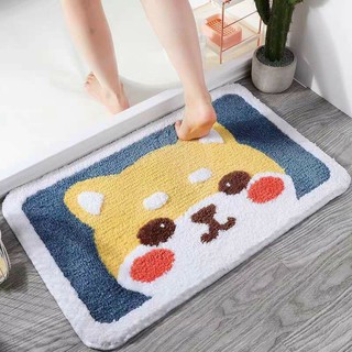 Thảm chùi chân lông cừu mềm mịn hình thú siêu xinh