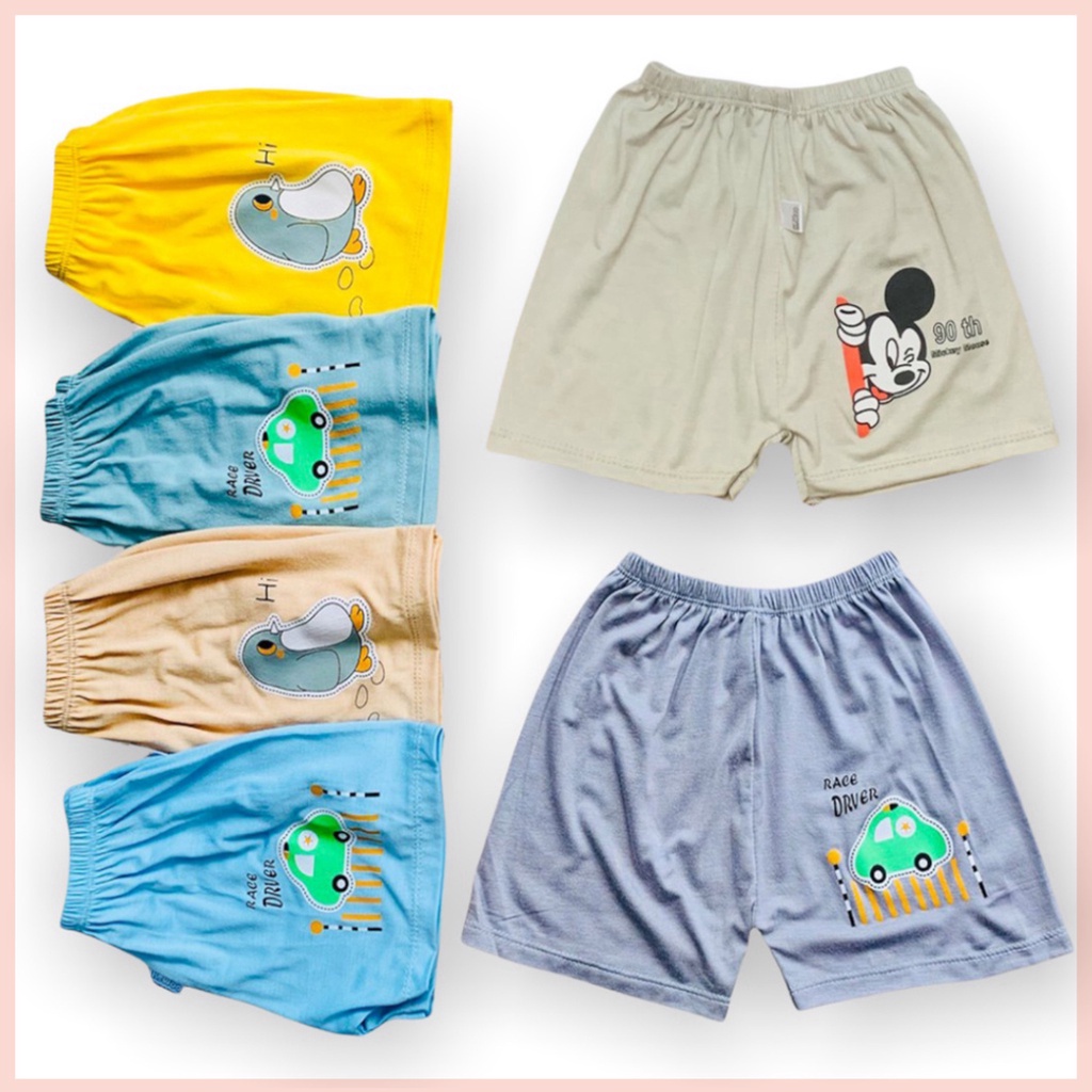 quần đùi cho bé LILIKIDS cho bé trai bé gái quần đùi chục chất thun lạnh mềm mát QC05.1