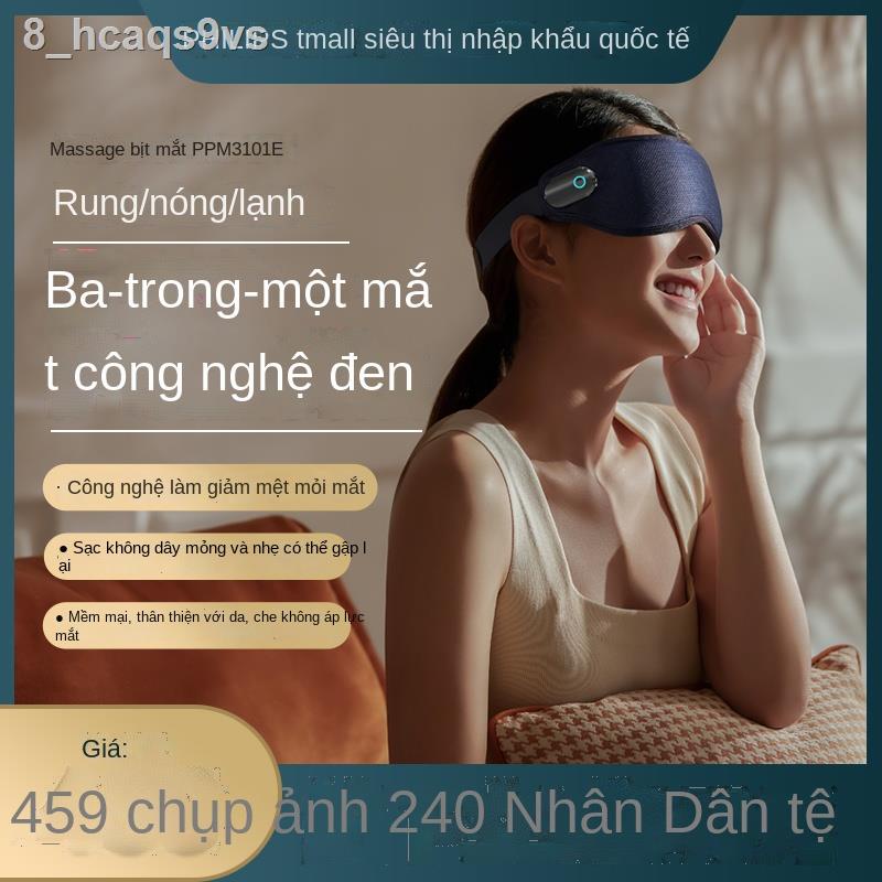 Mặt nạ bảo vệ mắt máy mát xa Philips chườm nóng và lạnh để giảm mỏi mắt, khô cho