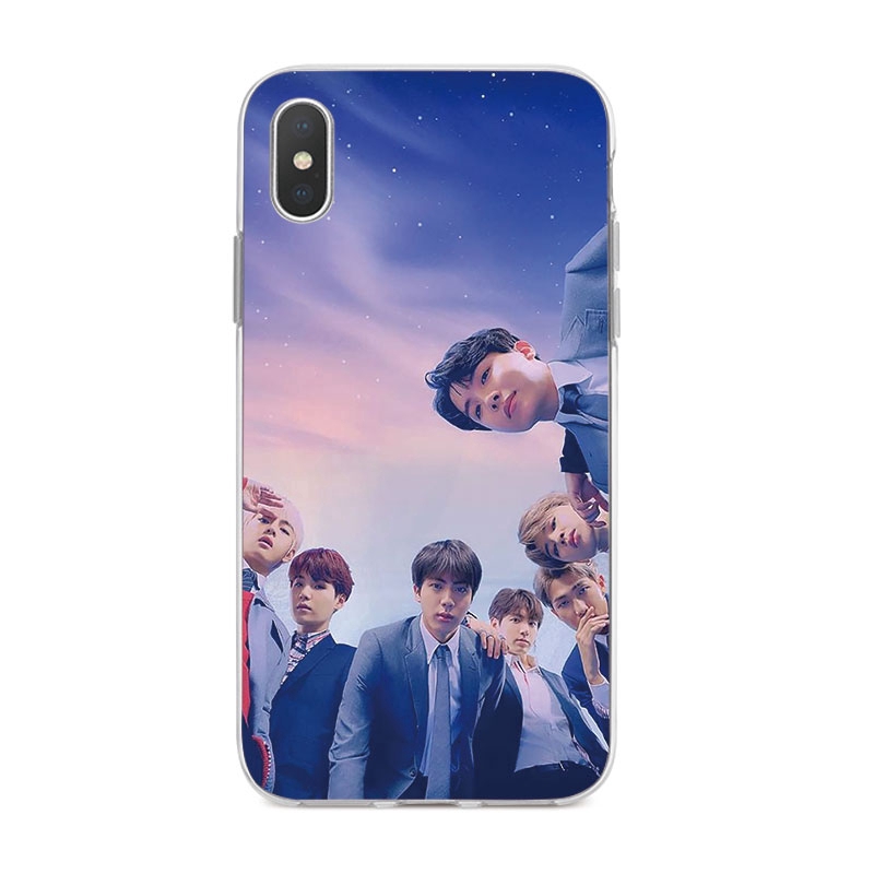 Ốp lưng iPhone X 6 6s 6Plus 6s Plus 7 7Plus 8 8Plus 5 5s SE TPU mềm Case BTS