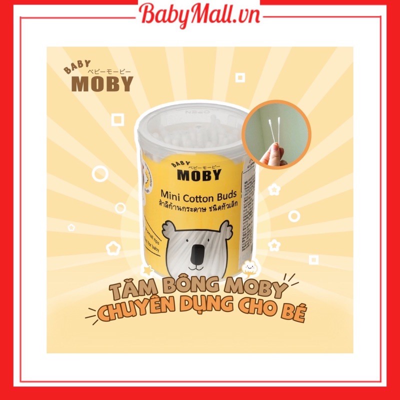 Bông tăm MOBY đầu nhỏ