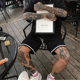 Quần V Short - Quần ngắn chữ V - Quần short drawstring dài -Trim Basketball Shorts Unisex Ulzzang cực đẹp