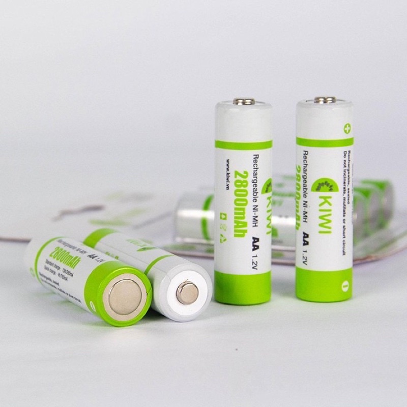 Pin sạc Kiwi 2800mAh Ni-MH AA 1,2V