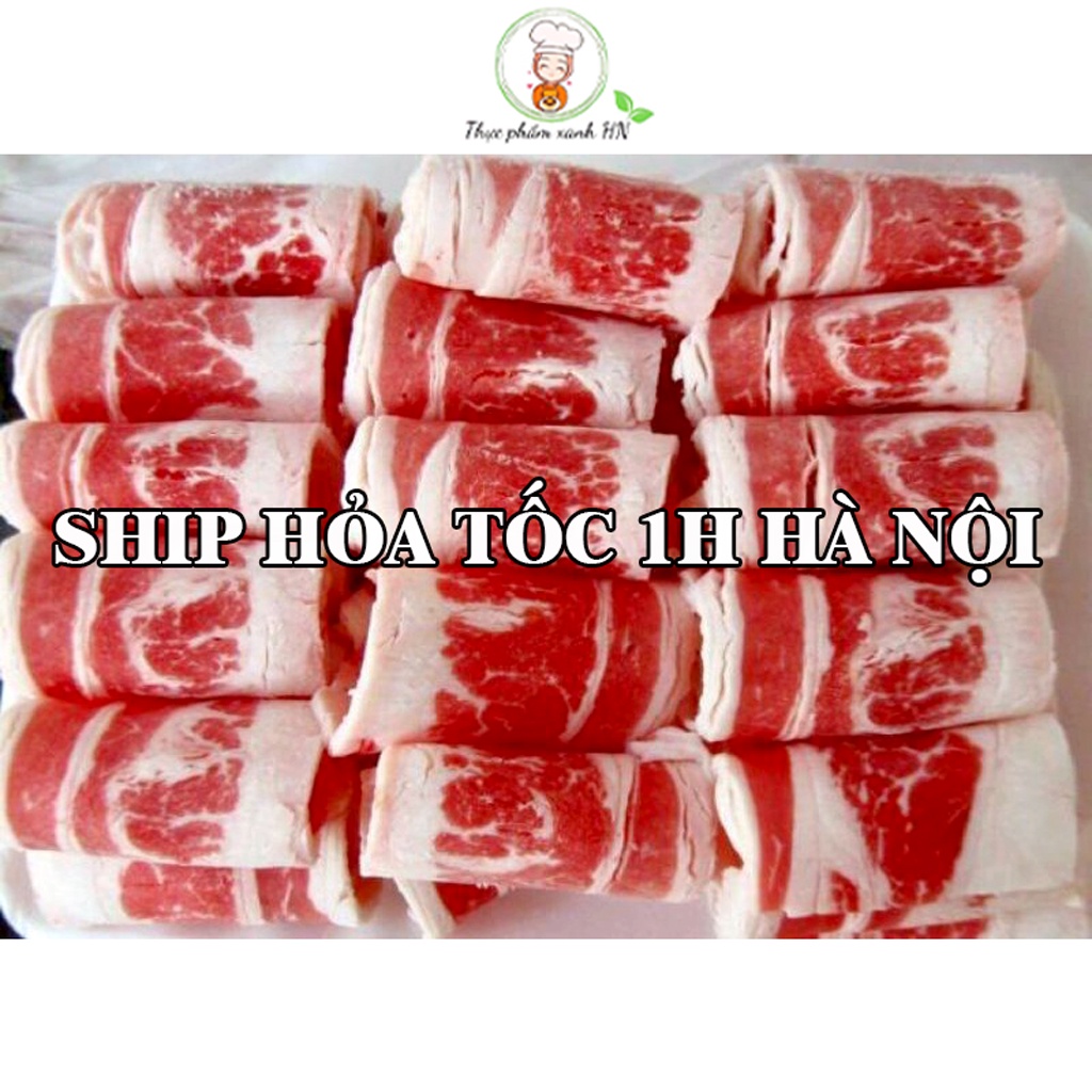 Ba Chỉ Bò Mỹ Thái Cuộn 500g - Hàng đẹp đều không độn