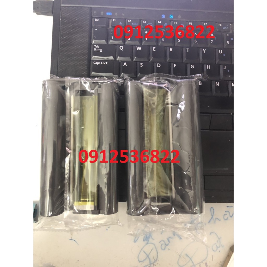combo 2 băng mực in canon kp108 giấy in ảnh chính hãng