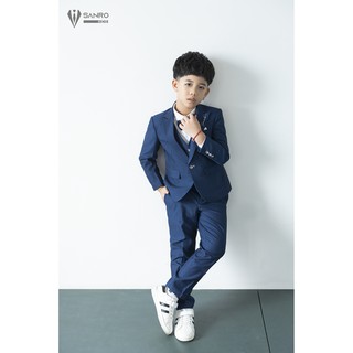 Vest trẻ em màu xanh cổ vịt