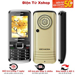 [ Giá Sỉ ] Điện thoại KECHAODA K28, 2 SIM, điện thoại loa to, Pin khỏe Bảo hành 12 tháng