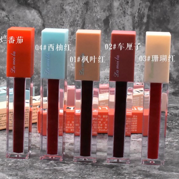 Son Kem 𝑭𝒓𝒆𝒆𝒔𝒉𝒊𝒑 Son Kem Tint Lì Lameila SATIN MATTE VELVET Thiết kế sang chảnh lên màu cực chuẩn đẹp NO.1028