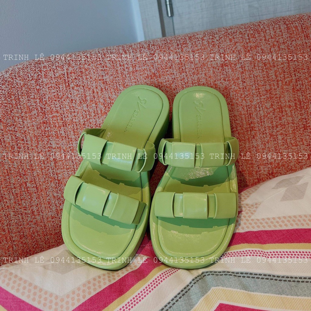 Dép Hai Quai Ngang Nữ Quai Gấp Cao 3cm Thời Trang Hot Trend Cao Cấp TRINH LÊ SHOP GIÀY DÉP TL1592