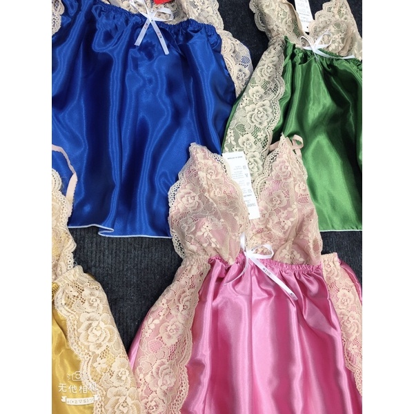 Đồ Ngủ Sexy Nữ- Đồ Ngủ Nữ Không Mút Phi Lụa Free Size 40-55kg