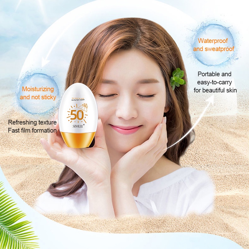 Kem Chống Nắng 60ml SPF50+ PA+ Hỗ Trợ Chống Nắng Bảo Vệ Da