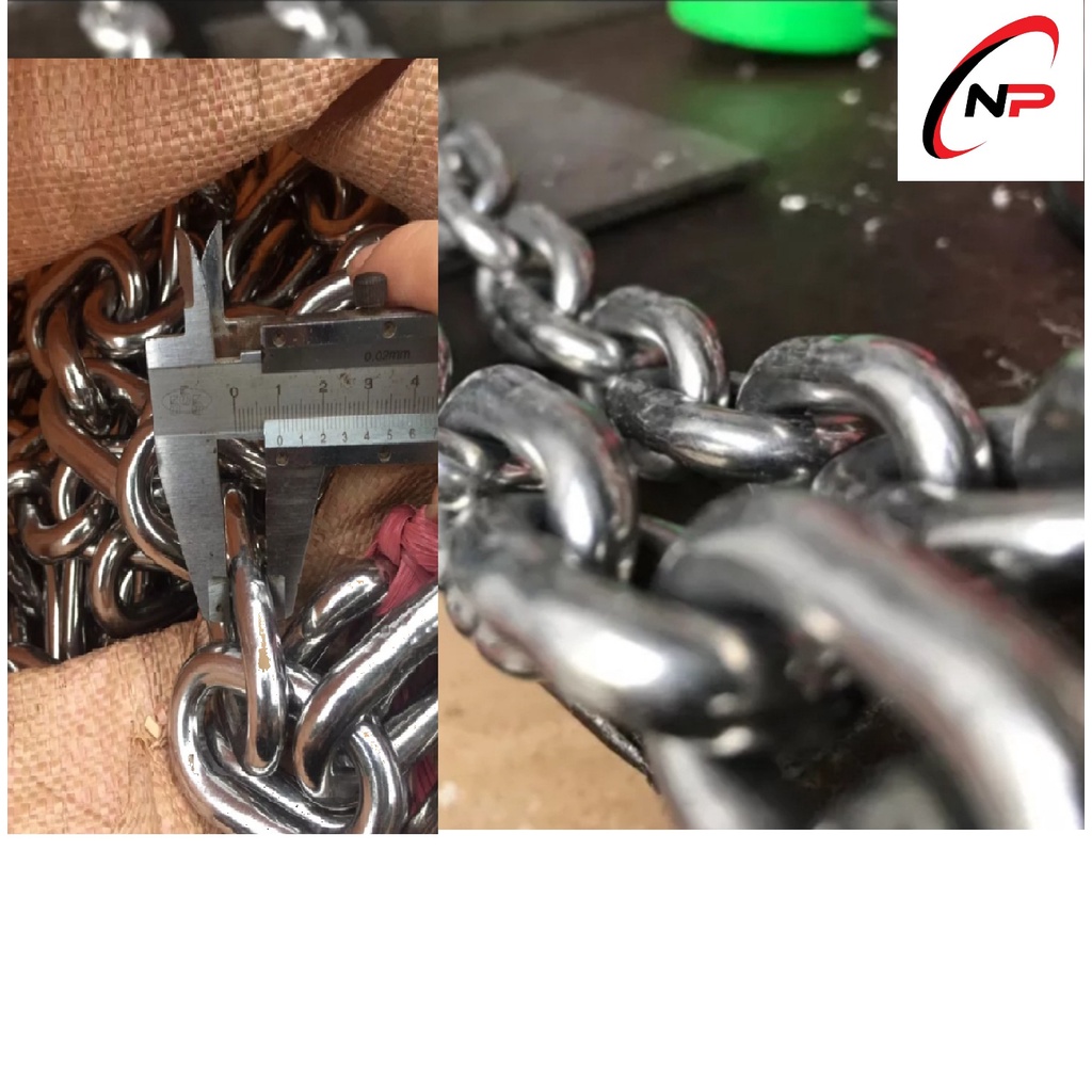 Dây Xích INOX 304 chuẩn xịn 4mm .Kimkhinhatphat