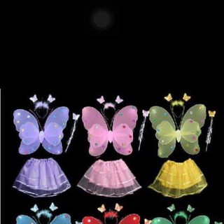 Sét váy bướm có đèn cho bé