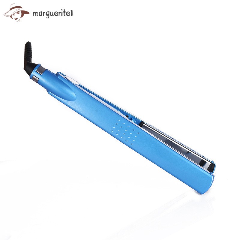 Hair Straightener Straight & Curly Dual Uses Ceramic Tourmaline Ionic Flat Iron Curler Fast Heating for Wet & Dry Hair