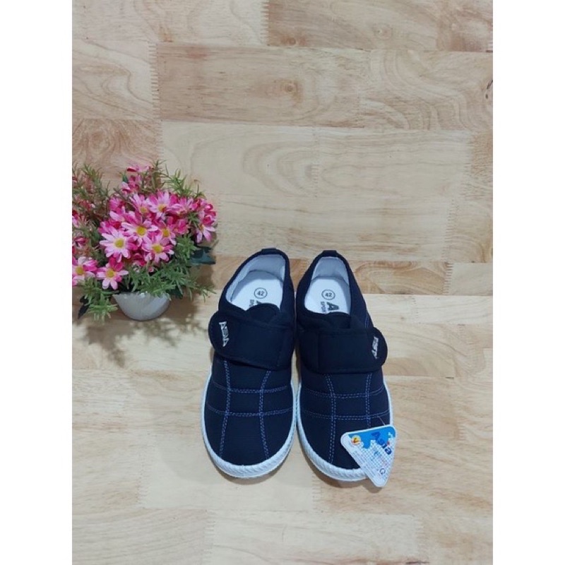 Giày thể thao ASIA vải Cột dây xanh Nam