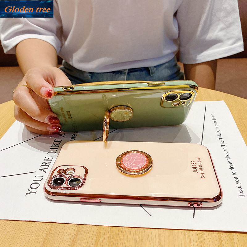 Ốp điện thoại có giá đỡ hình đồng hồ sáng tạo cho Huawei Nova 3i/Nova4/Nova4E