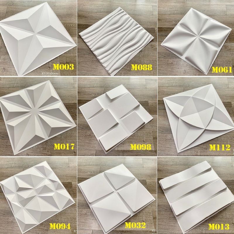 TẤM ỐP TƯỜNG PVC HỌA TIẾT 3D NỔI BẬT GIÁ SIÊU RẺ