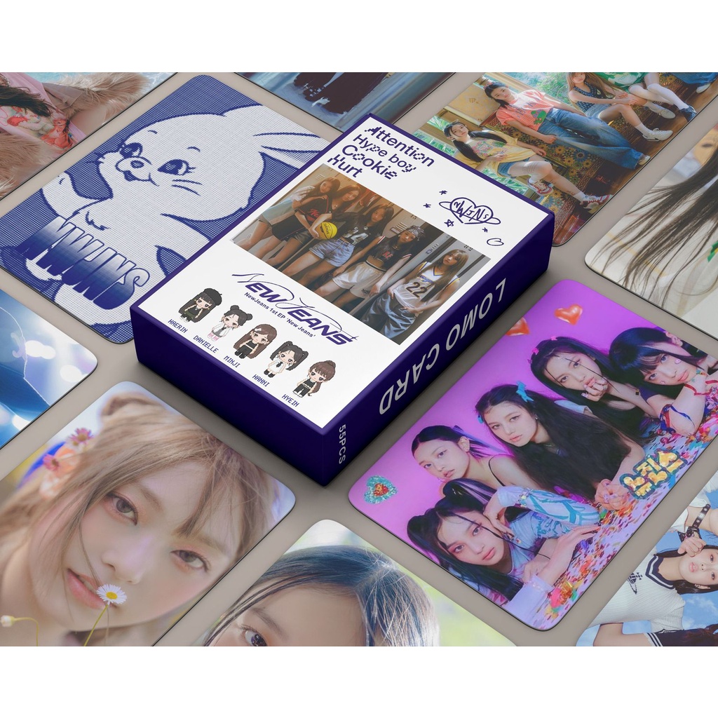 Kpop NewJeans Album《New Jeans》Photocard MINJI HANNI DANIELLE Lomo Card