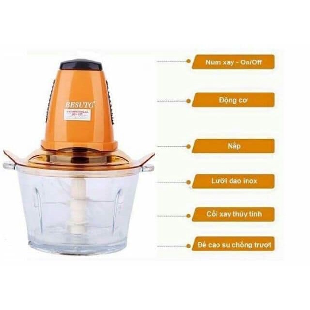 Máy say thịt đa năng BESUTO BTS-3128 , Bảo hành 12 tháng