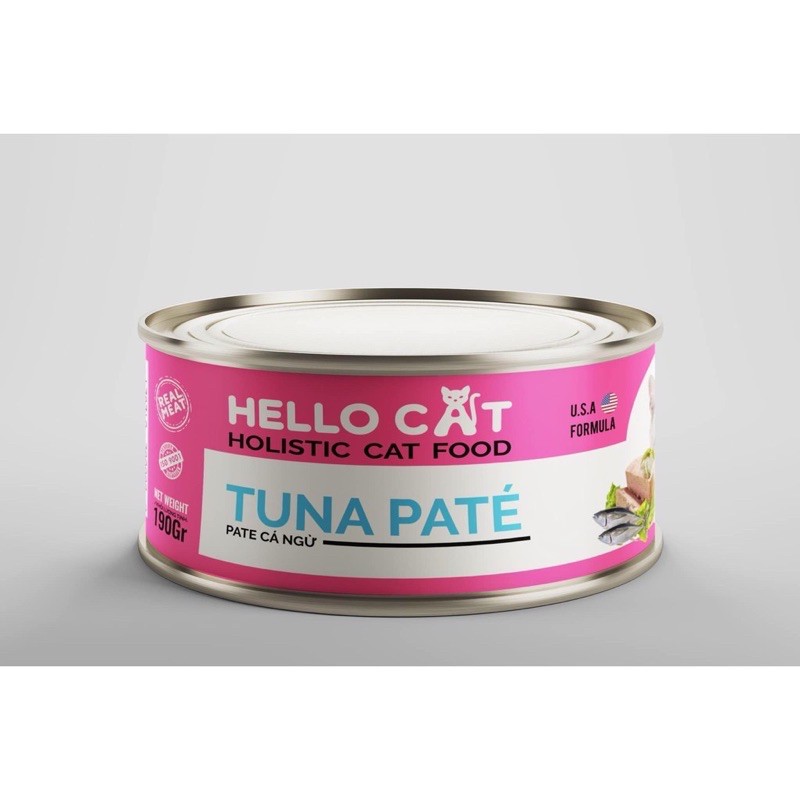 Pate Hello Cat lon 190gr cho mèo