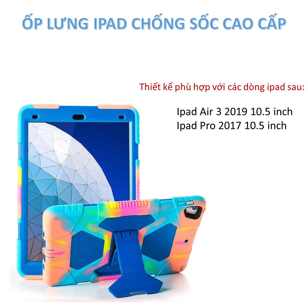Ốp lưng ipad 10.5 Case bao chống sốc dành cho ipad pro 10.5 ipad air 10.5 nhiều màu cực đẹp | BigBuy360 - bigbuy360.vn