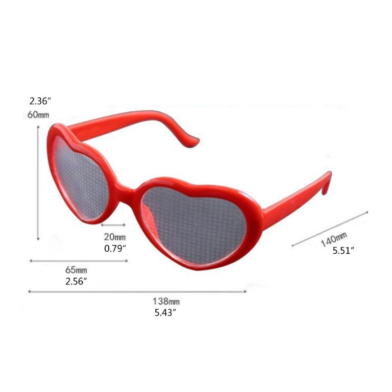 Kính Mát Gọng Lớn Hình Trái Tim Nhiều Màu Thời Trang Cho Nữ