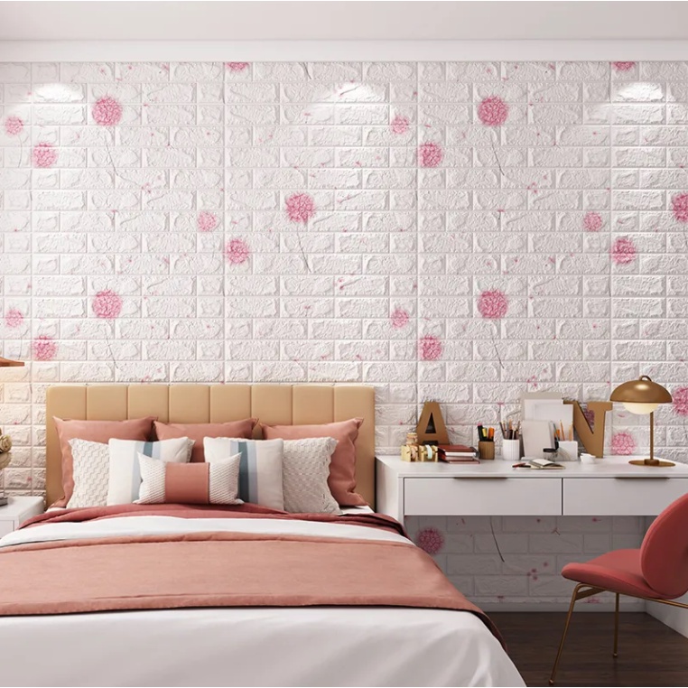 Miếng dán tường nhiều họa tiết dễ thương  dùng trang trí nội thất