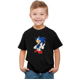 Áo Sơ Mi Thời Trang Mùa Hè Sonic The Hedgehog Hoạt Hình In Hình Bé Trai Áo Sơ Mi Trẻ Em Tay Ngắn Thời Trang Bé Trai Và Bé Gái Quần Áo