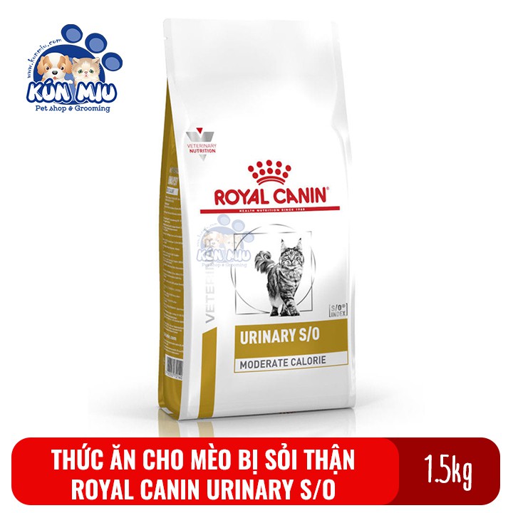 Thức ăn cho mèo bị bệnh tiết niệu Royal Canin Urinary S/O túi 1,5kg