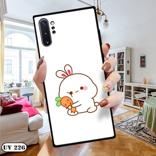 Ốp lưng nhám in hình 3D Samsung Galaxy Note 10 Plus