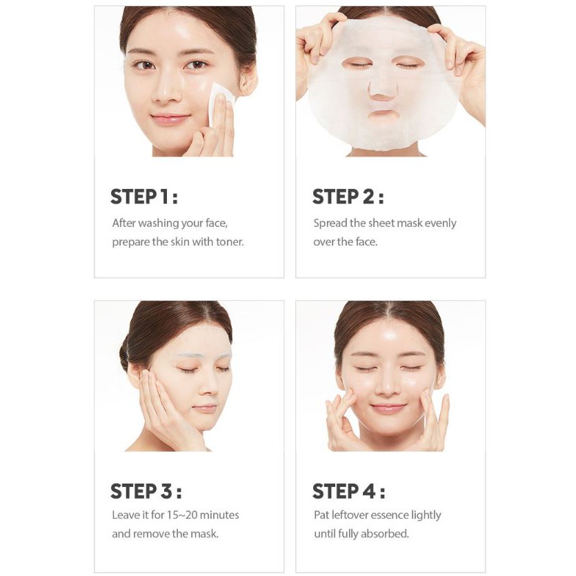 Bộ 5 Mặt Nạ Dưỡng Da Missha Airy Fit 8 Loại // MISSHA Airy Fit Sheet Mask 5PCS