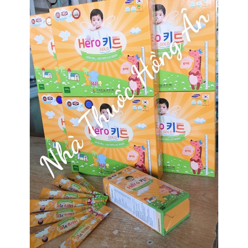 Hero Kid Gold (kèm quà tặng) - Cam kết bé ăn ngon, tăng sức đề kháng, phát triển chiều cao | BigBuy360 - bigbuy360.vn