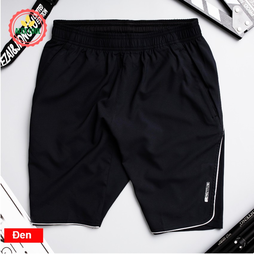 Quần đùi nam short thể thao vải gió chun trơn mát co giãn 4 chiều alex cool | BigBuy360 - bigbuy360.vn