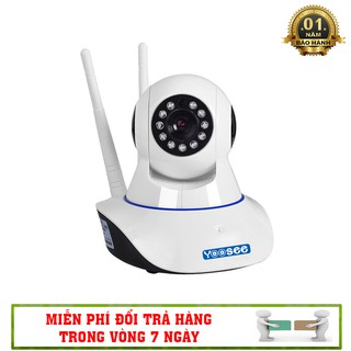 Camera Giám Sát WIFI Yoosee 2 Ăng-ten - 10 Đèn Hồng Ngoại