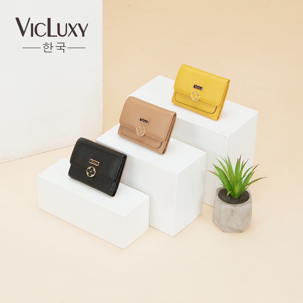 Ví nữ da thật cao cấp Vicluxy VV002
