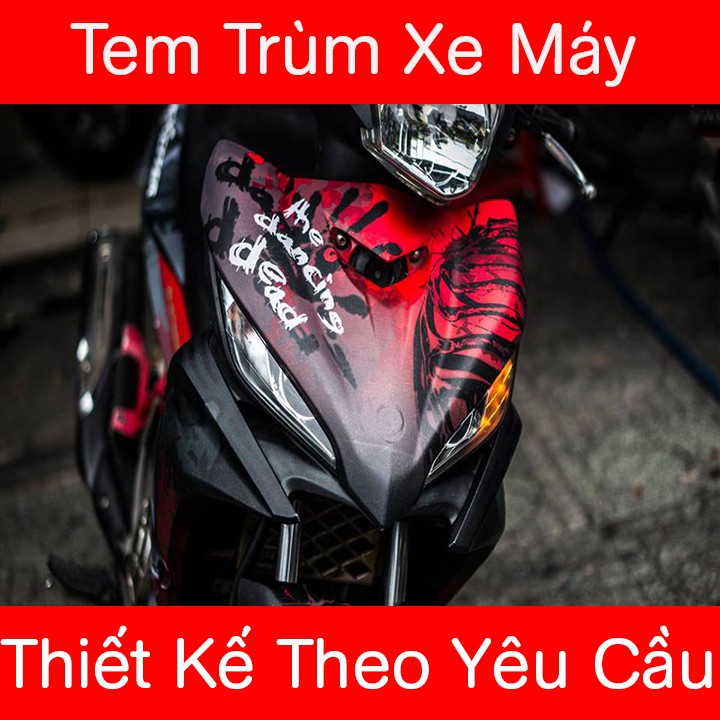 Tem Trùm Exciter 135 Đỏ Đen Cực Chất