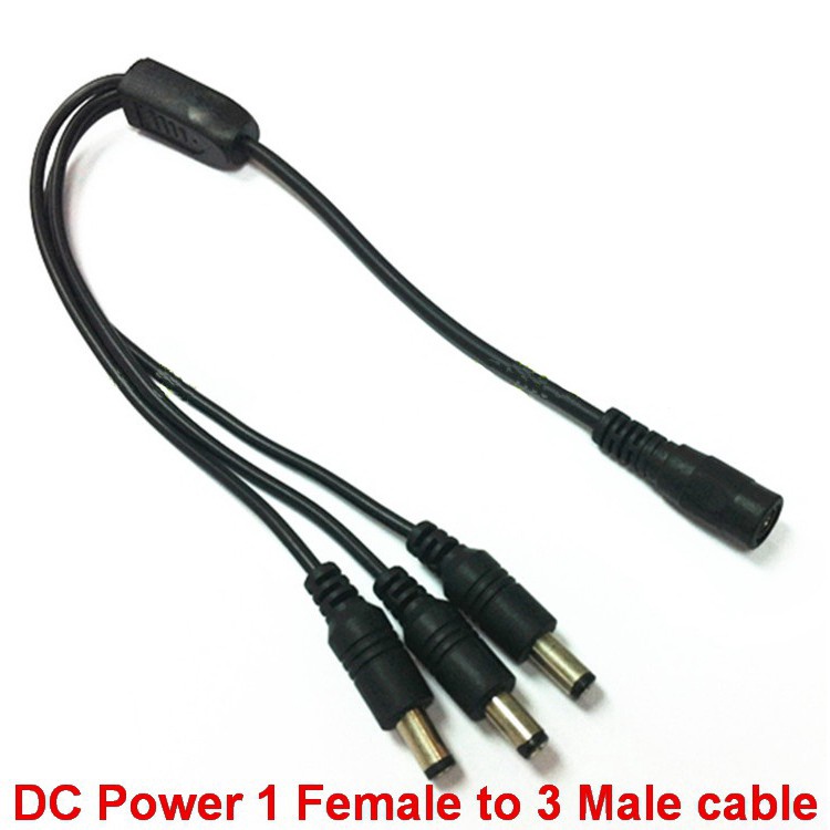 Dây cáp chia 1 cổng cắm ra 2 - 8 đầu cắm jack DC 5.5mm * 2.1mm cho LED LCD camera CCTV 12V 9V 6V 5V