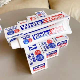 Kem Đánh Trắng Răng White And White Lion (150g) Nhật Bản