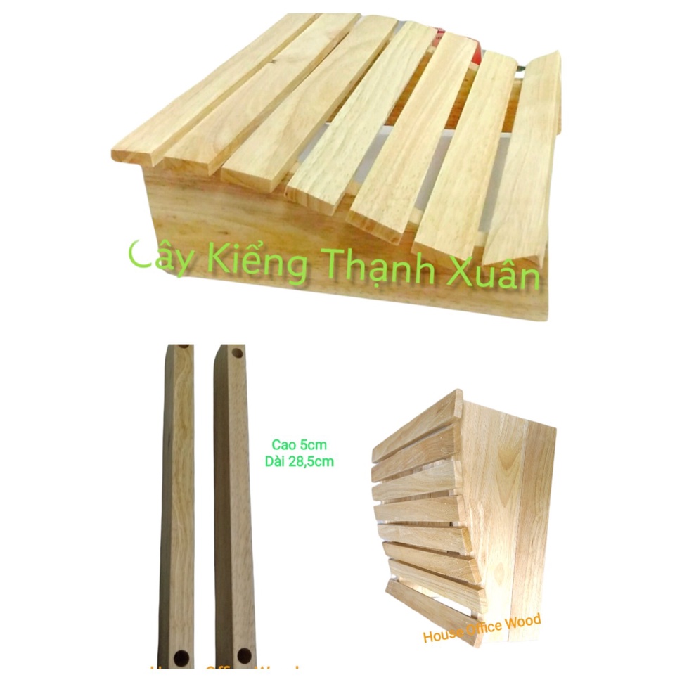 Ghế Kê Chân Thoải Mái, Ghế Để Chân Văn Phòng Dễ Chịu, Gỗ Bền Đẹp - Bàn Học - Bàn Làm Việc