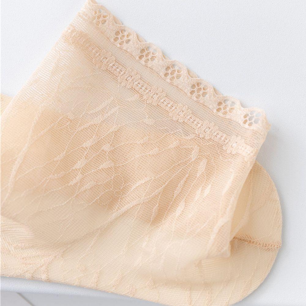 Đôi Vớ Trong Suốt In Hình Chiếc Lá Thời Trang Harajuku Cho Nữ