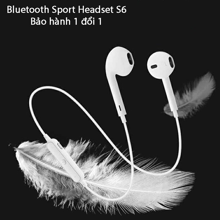 Tai nghe Bluetooth Sports Headset S6 siêu Bass không dây