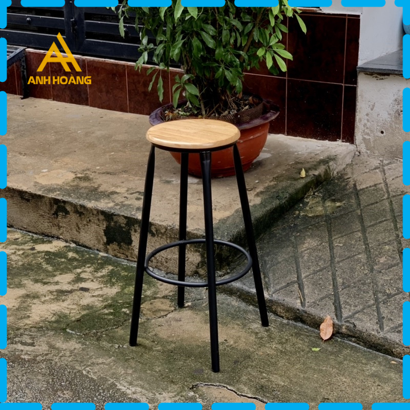 Ghế ban công - ngồi quầy bar cao 75cm không tựa Mới
