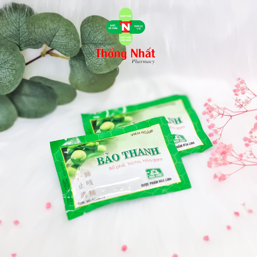 BẢO THANH VIÊN NGẬM KHÔNG ĐƯỜNG VÀ CÓ ĐƯỜNG (01 BỊCH)