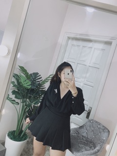 Chân váy xếp ly bigsize