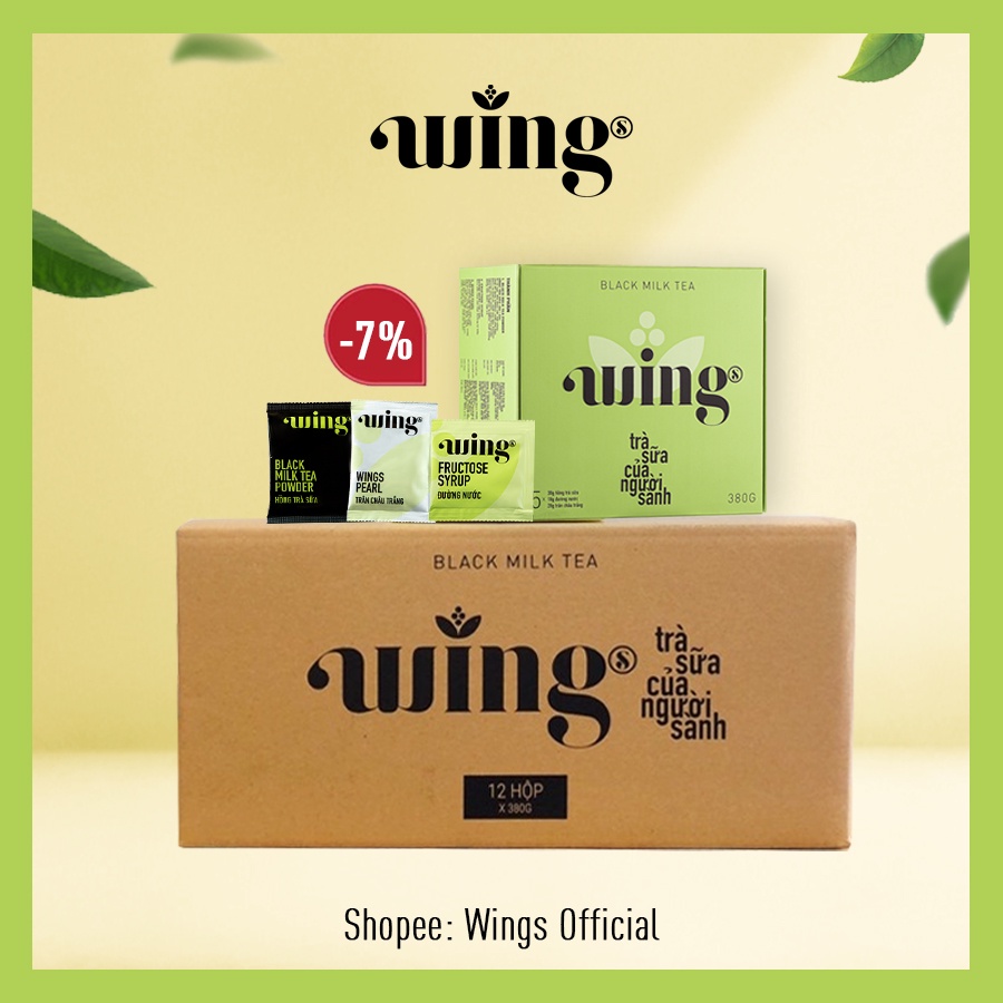 HỒNG TRÀ SỮA HOÀ TAN THÙNG loại Hồng Trà - loại hộp ( 12 hộp/ thùng) giảm 7%