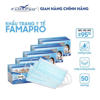 [Chính Hãng] Khẩu trang 4 lớp Famapro