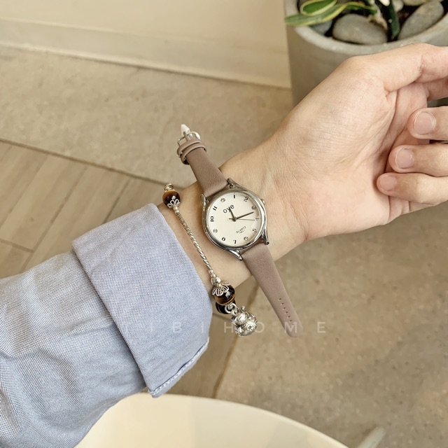 OYE chính hãng - Đồng hồ dây da nữ size nhỏ hợp với mọi cổ tay | BigBuy360 - bigbuy360.vn