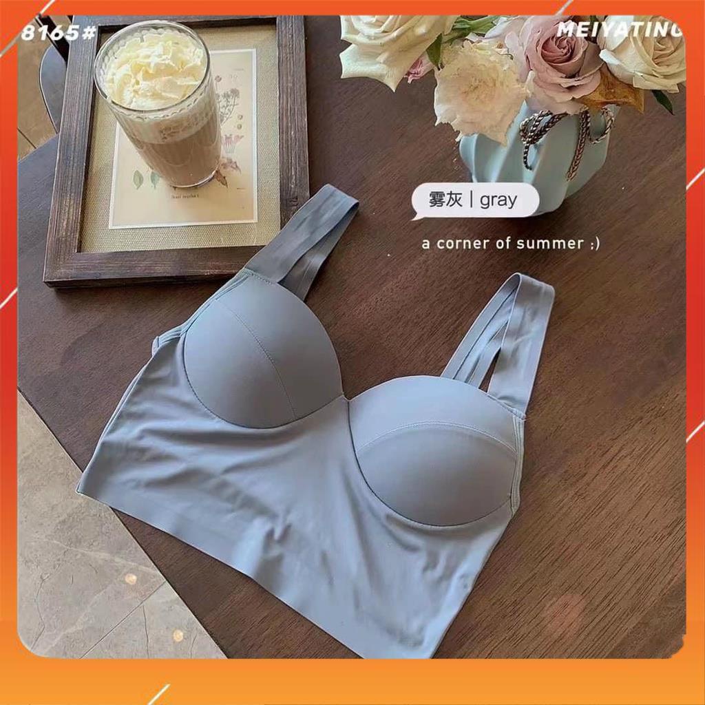 Áo bra chữ U cotton mịn thấm hút mồ hôi đa năng cao cấp quai to bản kiểu dáng sang chảnh hottrend